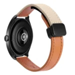 22mm Slim Magnetic Buckle Microfiber Leather Watch Band