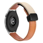 22mm Slim Magnetic Buckle Microfiber Leather Watch Band