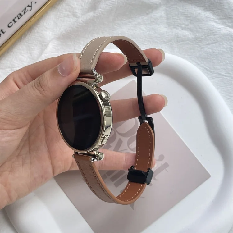 SYA002656805A_2.webp 22mm Slim Magnetic Buckle Microfiber Leather Watch Band - Image 5