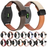 22mm Slim Magnetic Buckle Microfiber Leather Watch Band - Image 3