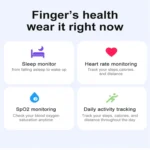 R03 SIZE 7 Smart Ring, Support Heart Rate / Blood Oxygen / Sleep / Multiple Sports Modes - Image 4