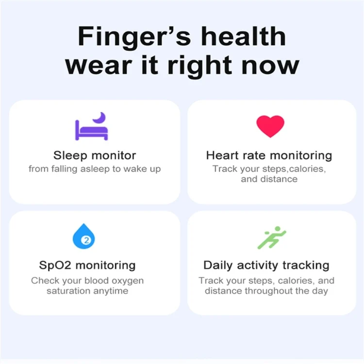 SYA0026571_B3.webp R03 SIZE 9 Smart Ring, Support Heart Rate / Blood Oxygen / Sleep / Multiple Sports Modes - Image 4