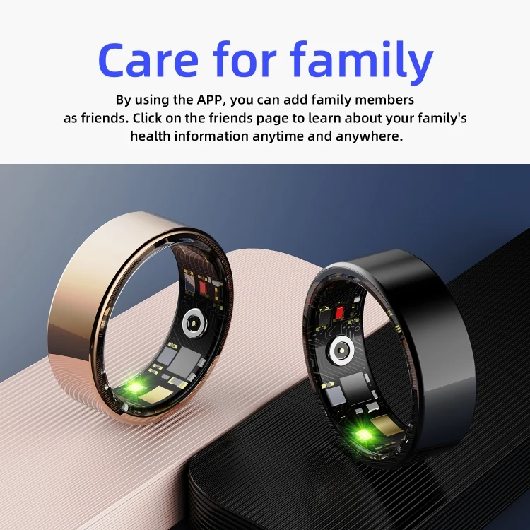 SYA0026578_B3.webp R11M SIZE 10 Smart Ring, Support Heart Rate / Blood Oxygen / Sleep / Multiple Sports Modes - Image 4
