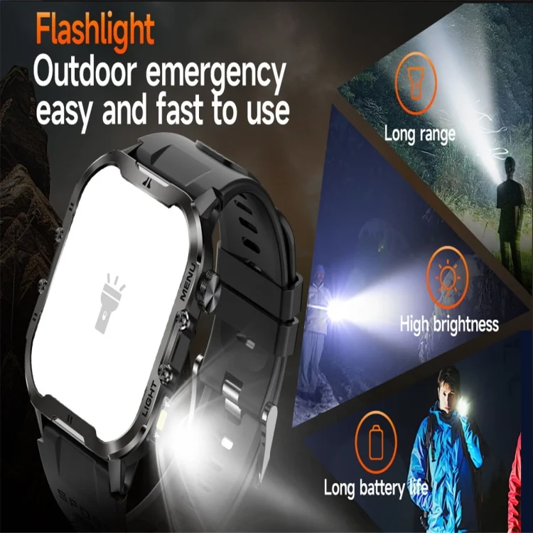 SYA0026616_B3.webp T26 1.96 inch Color Screen Smart Watch, Support Bluetooth Call / Health Monitoring - Image 4
