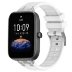 20mm Quick Release Silver Buckle Royal Silicone Watch Band