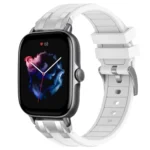 20mm Quick Release Silver Buckle Royal Silicone Watch Band
