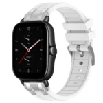 20mm Quick Release Silver Buckle Royal Silicone Watch Band