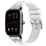 20mm Quick Release Silver Buckle Royal Silicone Watch Band