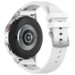 20mm Quick Release Silver Buckle Royal Silicone Watch Band - Image 7
