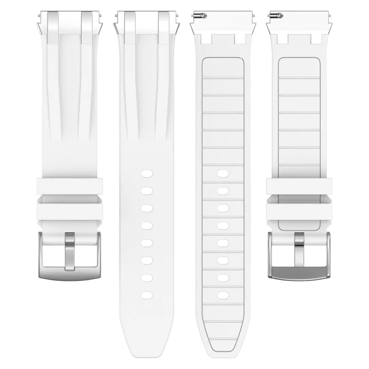SYA002665705A_5.webp 22mm Quick Release Silver Buckle Royal Silicone Watch Band - Image 11