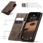 CaseMe 013 Multifunctional Horizontal Flip Leather Phone Case, For iPhone 16e - Image 3