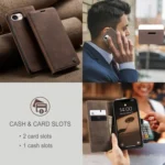 CaseMe 013 Multifunctional Horizontal Flip Leather Phone Case, For iPhone 16e - Image 5