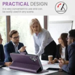 CaseMe 023 Butterfly Buckle Litchi Texture RFID Anti-theft Leather Phone Case, For iPhone 16 Plus, For iPhone 16 - Image 5