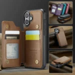CaseMe C22 Card Slots Holder RFID Anti-theft Phone Case, For iPhone 16 - Image 2