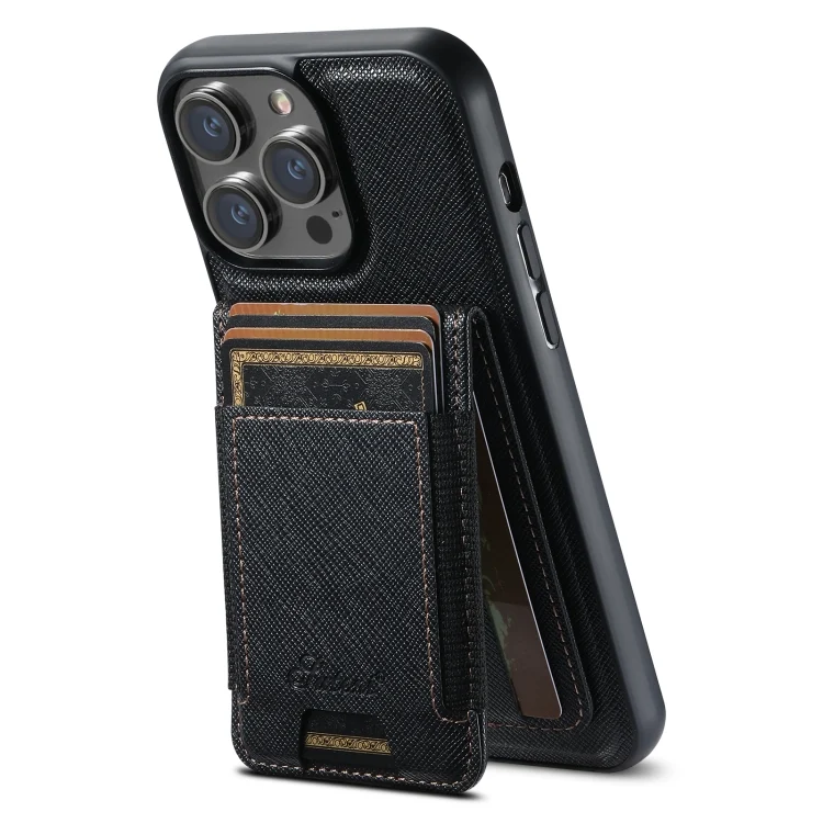 SYA002670401A.webp Suteni H17 Cross Grain Leather MagSafe Detachable Wallet Phone Case, For iPhone 16 Pro Max, For iPhone 16 Pro, For iPhone 16 Plus, For iPhone 16, For iPhone 15 Pro Max, For iPhone 15 Pro - Image 1