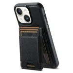 Suteni H17 Cross Grain Leather MagSafe Detachable Wallet Phone Case, For iPhone 15 Plus, For iPhone 15, For iPhone 14 Plus, For iPhone 14, For iPhone 14 Pro, For iPhone 14 Pro Max