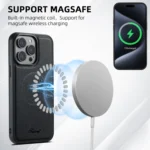 Suteni H17 Cross Grain Leather MagSafe Detachable Wallet Phone Case, For iPhone 15 Plus, For iPhone 15, For iPhone 14 Plus, For iPhone 14, For iPhone 14 Pro, For iPhone 14 Pro Max - Image 5