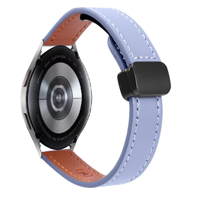 SYA002672101A.webp Slim Magnetic Buckle 20mm Microfiber Leather Watch Band - Image 1
