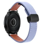 Slim Magnetic Buckle 20mm Microfiber Leather Watch Band