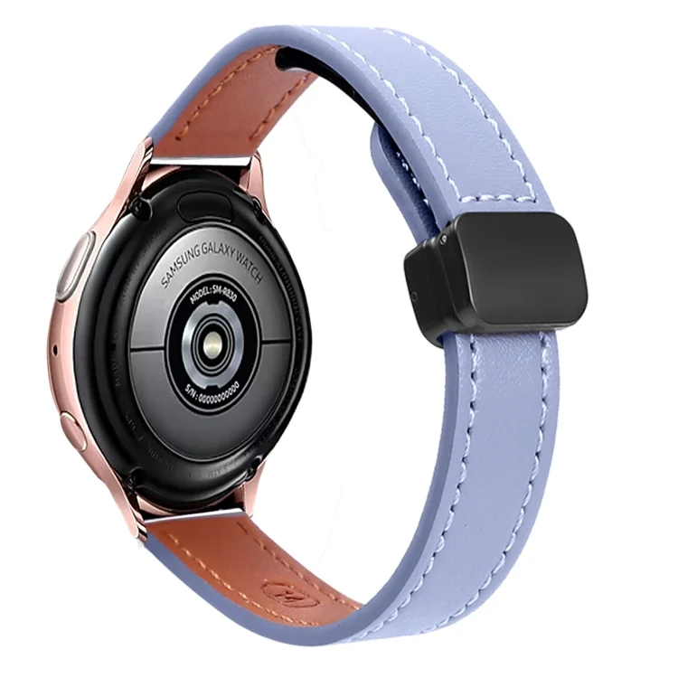 SYA002672104A.webp Slim Magnetic Buckle 20mm Microfiber Leather Watch Band - Image 1
