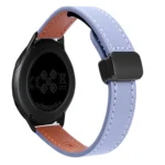 Slim Magnetic Buckle 20mm Microfiber Leather Watch Band