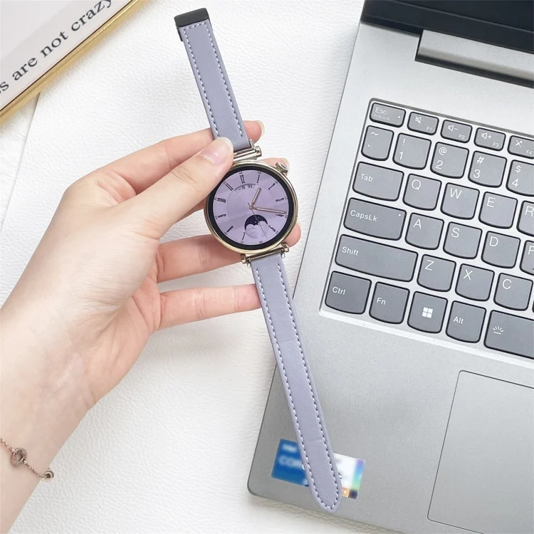SYA002672113A_3.webp Slim Magnetic Buckle 20mm Microfiber Leather Watch Band - Image 6