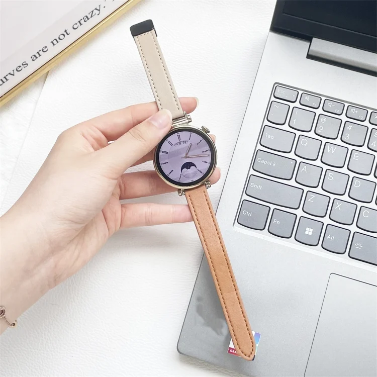 SYA002672202A_3.webp Slim Magnetic Buckle 20mm Microfiber Leather Watch Band - Image 6