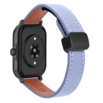 Slim Magnetic Buckle 20mm Microfiber Leather Watch Band