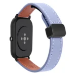 Slim Magnetic Buckle 20mm Microfiber Leather Watch Band