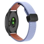 Slim Magnetic Buckle 20mm Microfiber Leather Watch Band