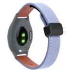 18mm Slim Magnetic Buckle Microfiber Leather Watch Band