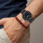For Samsung Galaxy Watch Ultra 47mm Holes Style Metal Connector Two Color Silicone Watch Band - Image 8