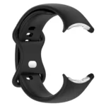 Solid Color Butterfly Buckle Silicone Watch Band, Size:L - Image 6