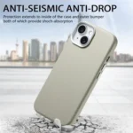 Electroplated Metal Button MagSafe Phone Case, For iPhone 14 Plus, For iPhone 14 - Image 3