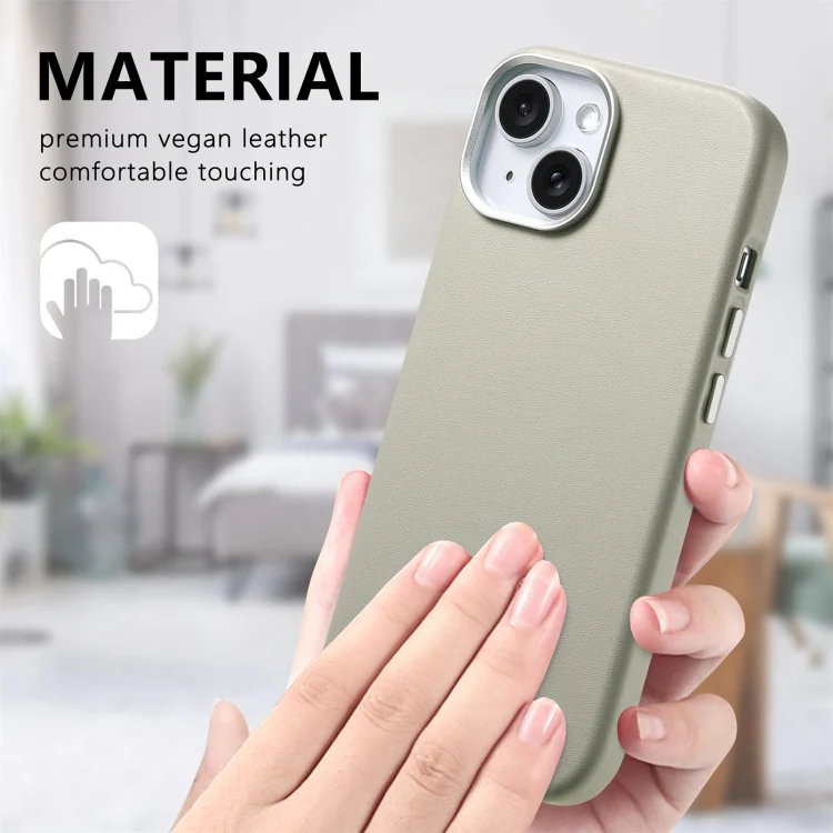SYA002680411A_3.webp Electroplated Metal Button MagSafe Phone Case, For iPhone 14 Plus, For iPhone 14 - Image 4