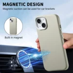 Electroplated Metal Button MagSafe Phone Case, For iPhone 14 Plus, For iPhone 14 - Image 5