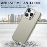 Electroplated Metal Button MagSafe Phone Case, For iPhone 13 Pro Max, For iPhone 13 Pro - Image 3