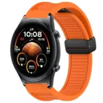 Window Blind Magnetic Buckle 22mm Silicone Watch Band
