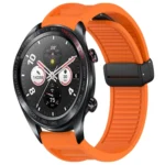 Window Blind Magnetic Buckle 22mm Silicone Watch Band