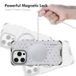 ENKAY Hat-Prince Honeycomb MagSafe Shockproof Phone Case with Large Arc Edge Film, For iPhone 15 Pro Max, For iPhone 15 Pro, For iPhone 15 Plus, For iPhone 15 - Image 6