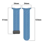 For Samsung Galaxy Watch Ultra 47mm Carbon Fiber Magnetic Folding Buckle Silicone Watch Band - Image 4