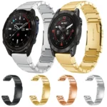 Tortoise Shell 26mm Stainless Steel Watch Band - Image 2