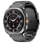 For Samsung Galaxy Watch Ultra 47mm Three Beads Titanium Alloy Metal Watch Band