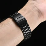 Three Beads Titanium Alloy Metal Watch Band, For Apple Watch Series 9 45mm, For Apple Watch Series 9 41mm, For Apple Watch Ultra 49mm, For Apple Watch Series 8 41mm, For Apple Watch Series 8 45mm - Image 5
