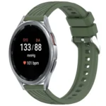 Stripe Texture Silicone 20mm Watch Band