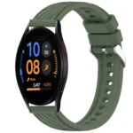 Stripe Texture Silicone 20mm Watch Band