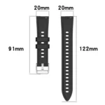 Stripe Texture Silicone 20mm Watch Band - Image 6
