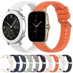 Stripe Texture 20mm Silicone Watch Band - Image 2