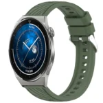 Stripe Texture 20mm Silicone Watch Band
