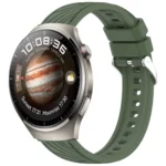 Stripe Texture 22mm Silicone Watch Band